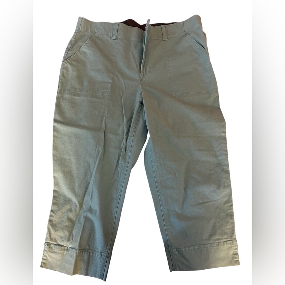 Gloria Vanderbilt Teal Capris Pants